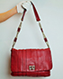 Bonita Pleated Shoulder Bag, front view